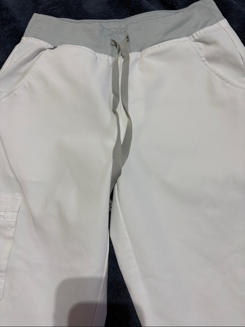 Figs White Optic White Jogger Scrub Pants - Picture 2 of 6